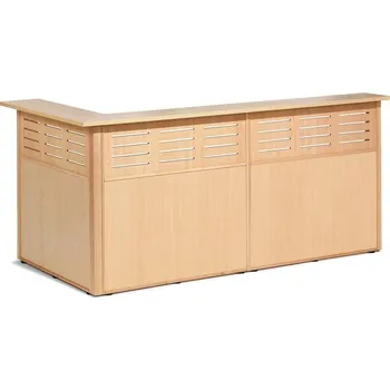 Recepce Recepční pult TREAT, pravý, 3 sekce, buk