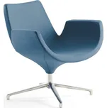 Lounge křeslo ENJOY, nízké opěradlo, modrošedé