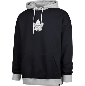 Pánská mikina 47 Brand Pánská mikina Toronto Maple Leafs NHL ’47 Patch DROP SHOULDER Hood Velikost: XL