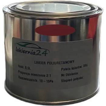 barva na kov Barva Polyuretanová průmyslová barva, polyuretanový lak lesklý 0,5l 2:1 RAL 8012
