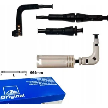 Brzdová hadice SNÍMAČ OPOTŘEBENÍ BRZDOVÝCH DESTIČEK BMW 5 E60 03-10 ZADNÍ