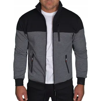 Pánská mikina PÁNSKÁ MIKINA SPORTOVNÍ MIKINA NA ZIP SE STOJAKEM