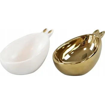 Velikonoční misky INTERIEUR sada misky zajíčci 2 kusy