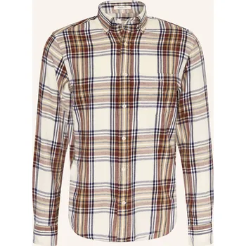 Pánská košile Gant Pánská Flanelová Košile Windblown Regular Fit, hnědá /...