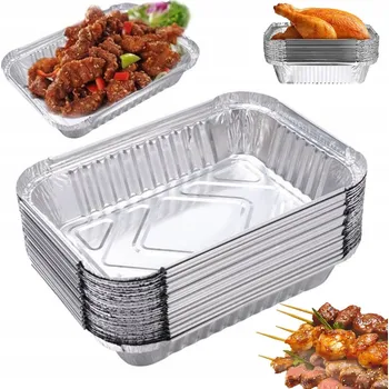 Příslušenství pro gril GRILOVACÍ MISKA 31x21x5 cm, HLINÍKOVÉ TÁCKY NA GRIL 30 KUSŮ, ODOLNÉ