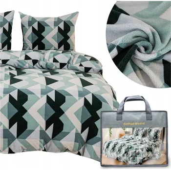 Povlečení Povlečení 160x200 3dílné z mikrovlákna PLUSZOWE zimní chlupaté sada MARTINO