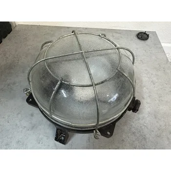 Elektropřístroj Staré bakelitové industriální světlo lustr želva typ 14302 Varianta: čirá