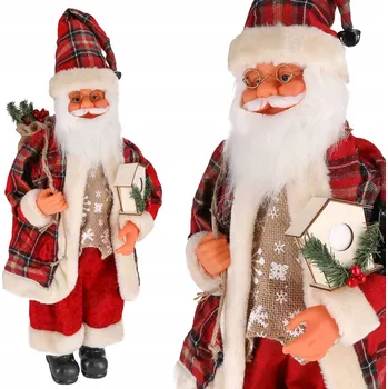 Vánoční dekorace SVATÝ Mikuláš VÁNOČNÍ FIGURKA VELKÁ SKANDINÁVSKÁ DEKORATIVNÍ FIGURKA
