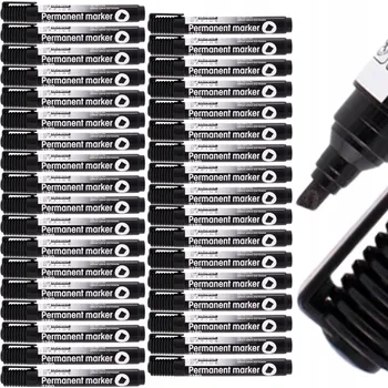 Permanentní Popisovač Černý Seříznutý 3,5 kusů