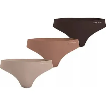 Dámské spodní prádlo Dámské kalhotky 3Pack BRAZILIAN UW0UW03871 0R3 mix hnědé - Tommy Hilfiger Velikost: M