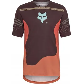 Pánské tričko Cyklistické tričko T-shirt MTB Fox Flexair Elevated Cocoa Velikost L