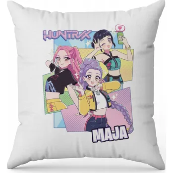 Polštář Polštář S Potiskem Dárek Kpop Lovci démonů Huntrix JMÉNO LOVCI 11