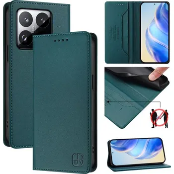 Pouzdro na tablet VSECHNONAMOBIL 122664 RINA Zaklápěcí pouzdro pro Xiaomi 15T tmavě zelené