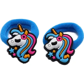 Dětské gumičky s koníkem, 2 ks Barva: tmavě modrá