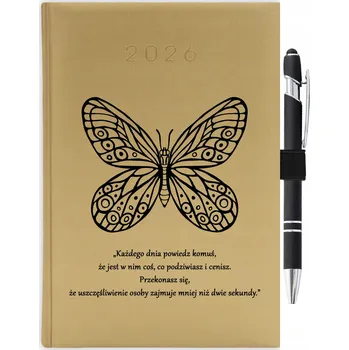 Kalendář Knižní kalendář 2026 A5 zlatý