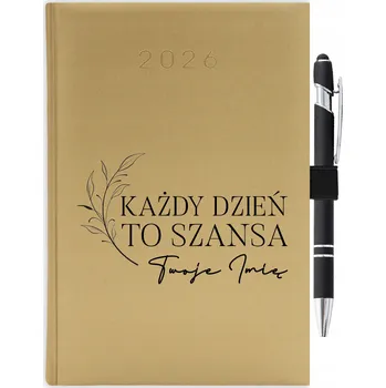 Kalendář Knižní kalendář 2026 A5 zlatý