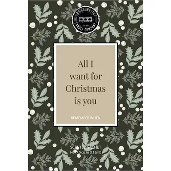 Vonný sáček 115ml Bridgewater REMEMBER WHEN, text