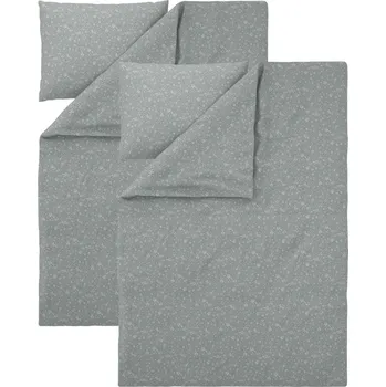 Povlečení LIVARNO® Sada ložního povlečení Renforcé, 140 x 200 cm , 70 x 90 cm, zelená, 2dílná