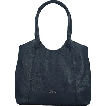 Stylová dámská koženková kabelka na rameno Coveri Ticia, tmavě modrá