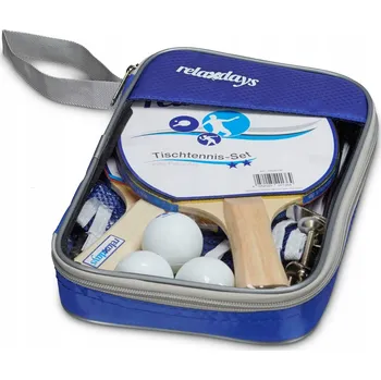 Pingpongová pálka RAKETKA NA STOLNÍ TENIS SE SÍŤKOU, 2 RAKETY, SÍŤKA, 3 MÍČKY