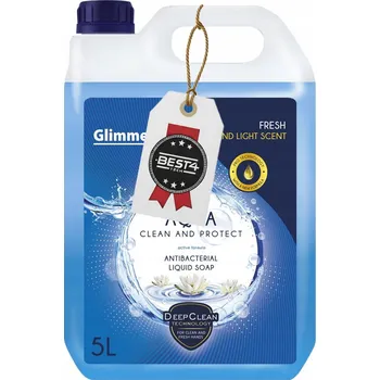 Mýdlo TEKUTÉ MÝDLO AQUA ANTIBAKTERIÁLNÍ BLUE FRESH 5L BEST4TECH