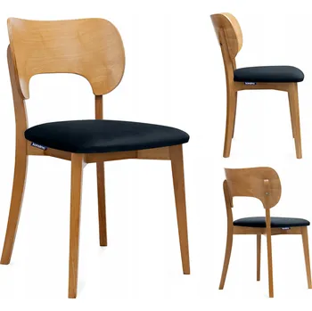 JÍDELNÍ ŽIDLE LYCO DŘEVĚNÁ DUB GRANÁTOVÁ KONSIMO