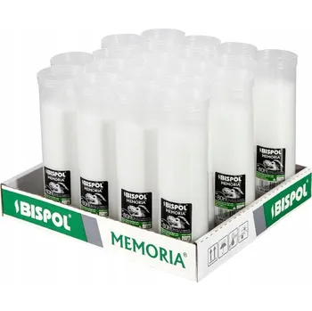 Svíčka Parafínový vklad do hřbitovních svíček Bispol 20,5 cm