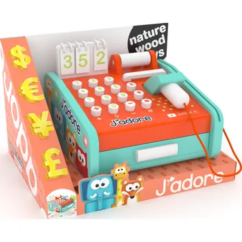 plyšák Pokladna dřevěná