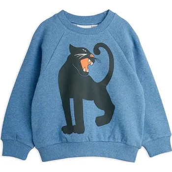Chlapecká mikina Bavlněná mikina Mini Rodini Panther 1100029960 modrá 55X, vel. 104-110