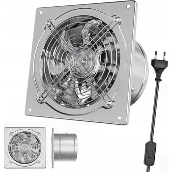Domácí ventilátor Koupelnový ventilátor 150 mm 525 m3/h