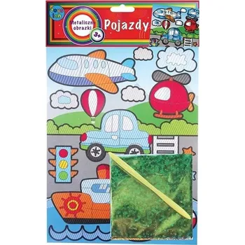 kreativní sada Metalický obrázek Vozidla sada Kreativní