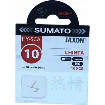 Rybářský háček Háčky zemní, splávkové, s návazcem, s otřepem Jaxon Sumato Chinta 10 ks