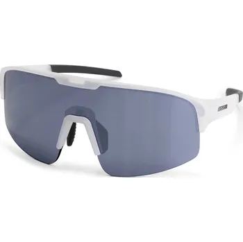 Běžecké oblečení Středně tmavé sluneční sportovní brýle Rogelli MIRAGE + neoprénové pouzdro, bílé