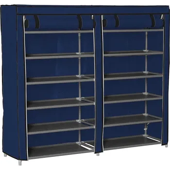 Botník Mobilní skříňka na ukládání bot ve 4 barvách - modrá