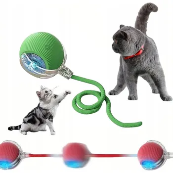 Hračka pro psa Interaktivní Hračka míč pro kočky na koni, zelená
