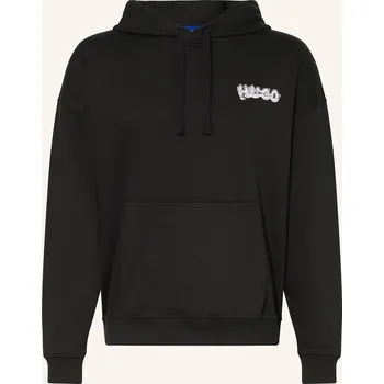 Pánská mikina Hugo Pánská Oversized Mikina S Kapucí Nyrohood, černá, XL