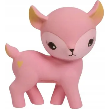 Hračka pro kojence Ortodontické kousátko A Little Lovely Company kaučukové růžové