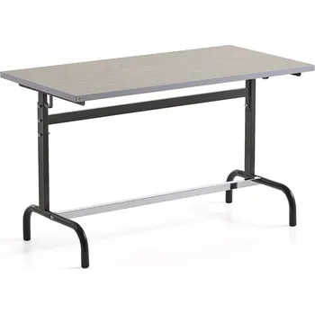 Zahradní lavice Školní lavice 184, linoleum, antracitově šedá/šedá