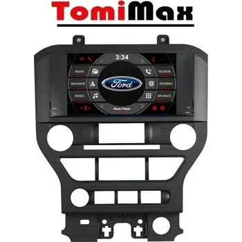 Autorádio TomiMax Ford Mustang Android 14 autorádio s WIFI, GPS, USB, BT HW výbava: 4 Core 1GB+16GB LOW - Model auta: Ford Mustang 2015 -2018, Velikost obrazovky: Dotyková obrazovka: 10,1"