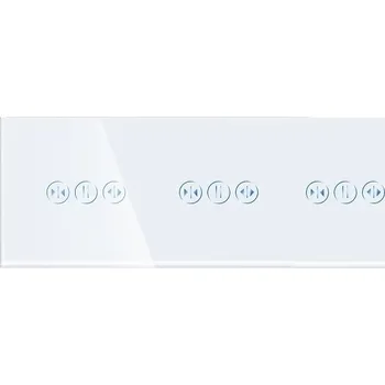 vypínač DOTYKOVÝ SPÍNAČ OVLADAČ ROLETY 3K SKLENĚNÝ VYPÍNAČ