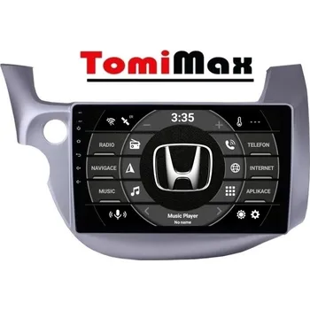 Autorádio TomiMax Honda Jazz, Fit Android 14 autorádio s WIFI, GPS, USB, BT HW výbava: 4 Core 2GB+32GB LOW - Model auta: Honda Jazz, Fit 2008 - 2013, Velikost obrazovky: Dotyková obrazovka: 10,1"