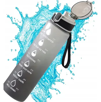 Láhev Lahev Na Pití Ambition Gym1000 1000 ml šedá