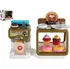 Hra na obchod Teddies Kavárna s kávovarem a zákusky s vitrínou 35 x 26 x 17 cm