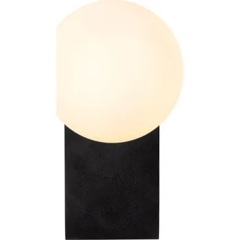 Nástěnné svítidlo Lucide TASSA - nástěnné koupelnové svítidlo - LED stmívatelné - 1x10W 1800K/3000K - IP44 - černé