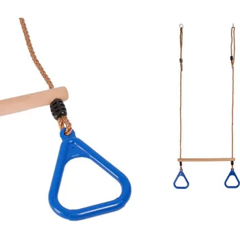 Dětská houpačka Gymnastická houpačka Trapéz s obručemi Dětské Hřiště Děti dítěte JF nebe