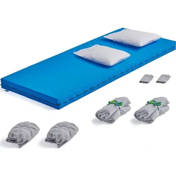 Napínací potah Set EXTRA: matrace ze studené pěny a lůžkoviny, šedá