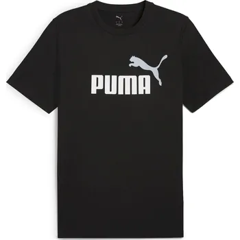 Pánské oblečení Puma ESS 2 Color No. 1 Logo Tee černá XXL