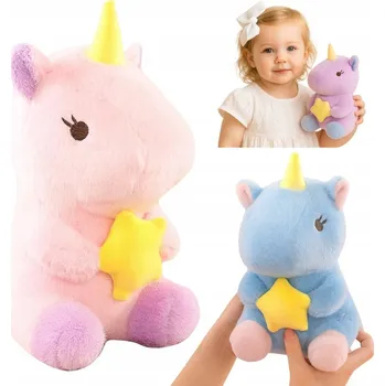 plyšák JEDNOROŽEC PLYŠOVÝ PLYŠÁK MEDVÍDEK KONÍK 23CM BARVY