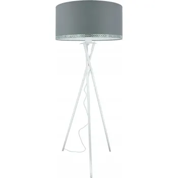 Stojací lampa Moderní stojací lampa ČERNÁ s dekoračním stínidlem 40 cm