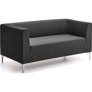 Pohovka 2místná sedačka CASUAL, potah ETNA, antracitově šedá